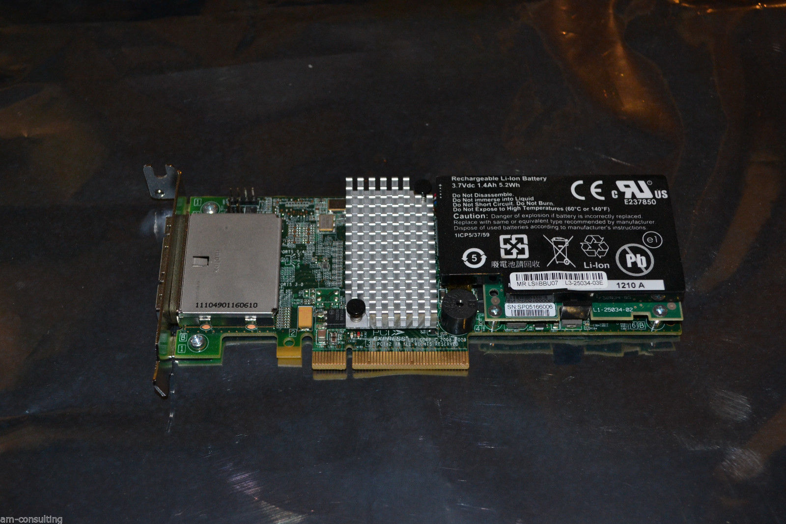 LSI 3ware SAS 9750-8e 8-port external SAS RAID Controller 6gbs PCIE2 X8 + BBU LP.jpg