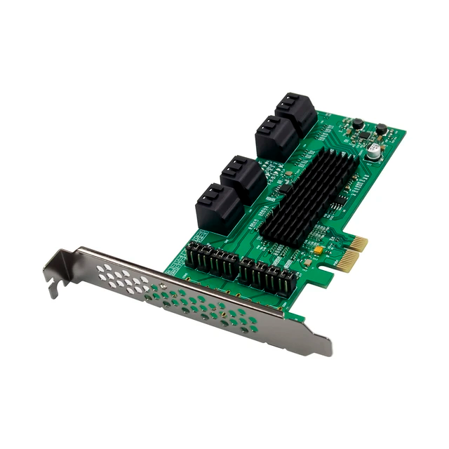 8 포트 SATA 3 PCI Express 확장 카드 PCI-E SATA 컨트롤러 PCIE 1X-SATA3.0 6Gb 어댑터 카드 추가  Marvell 9215 칩 - AliExpress