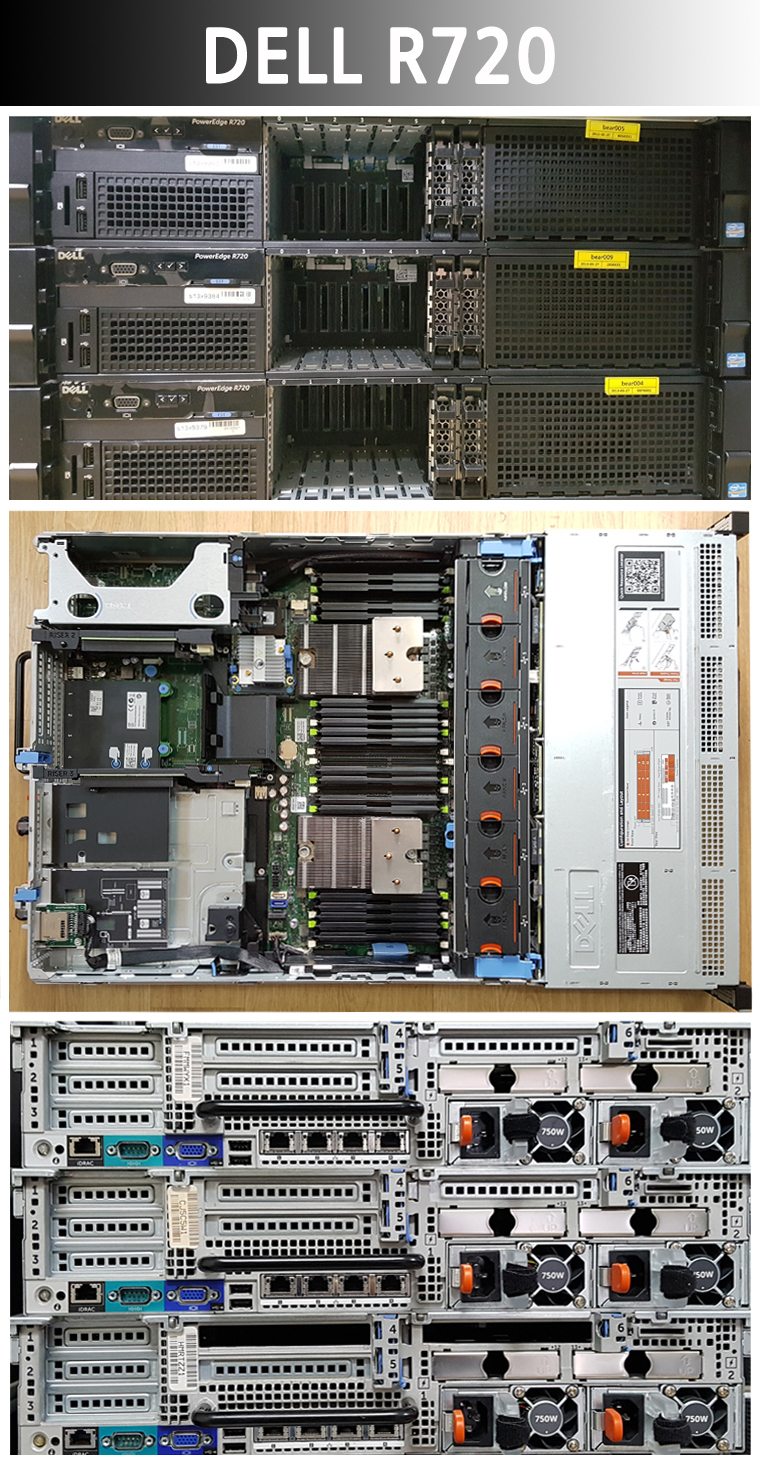 DELL T630, R730xd, R730, R630, R430, R230, R820, R720, R720XD